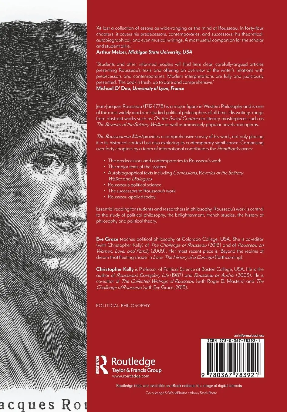 Rückseite: 9780367783921 | The Rousseauian Mind | Eve Grace (u. a.) | Taschenbuch | Englisch