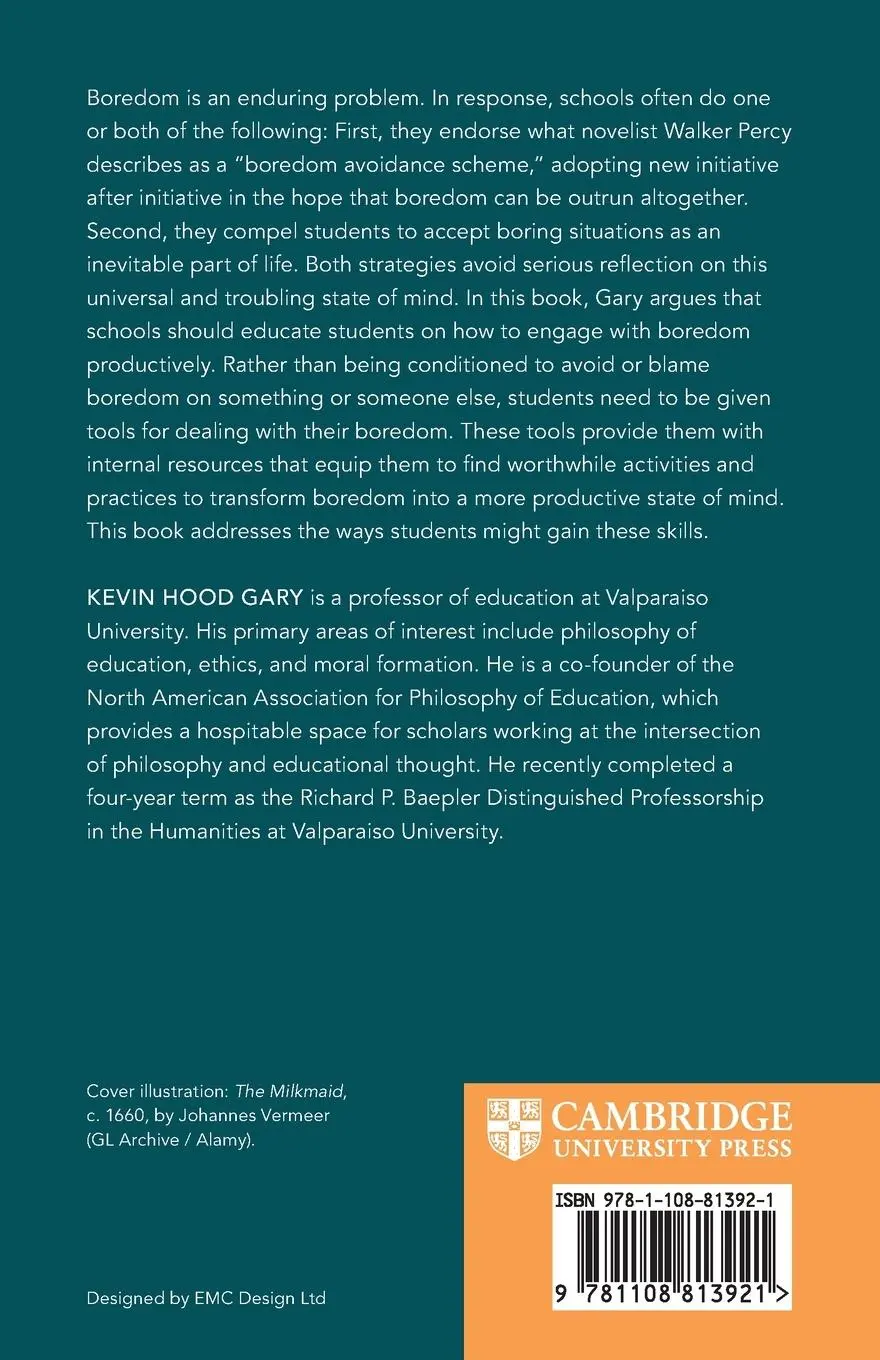 Rückseite: 9781108813921 | Why Boredom Matters | Kevin Hood Gary | Taschenbuch | Englisch | 2022