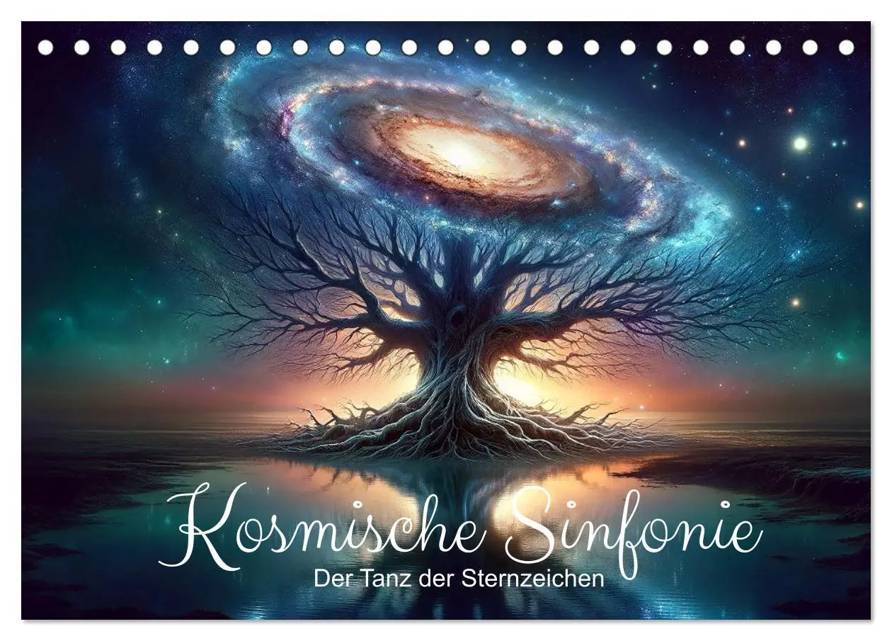 Cover: 9783383773921 | Kosmische Sinfonie: Der Tanz der Sternzeichen (Tischkalender 2025...