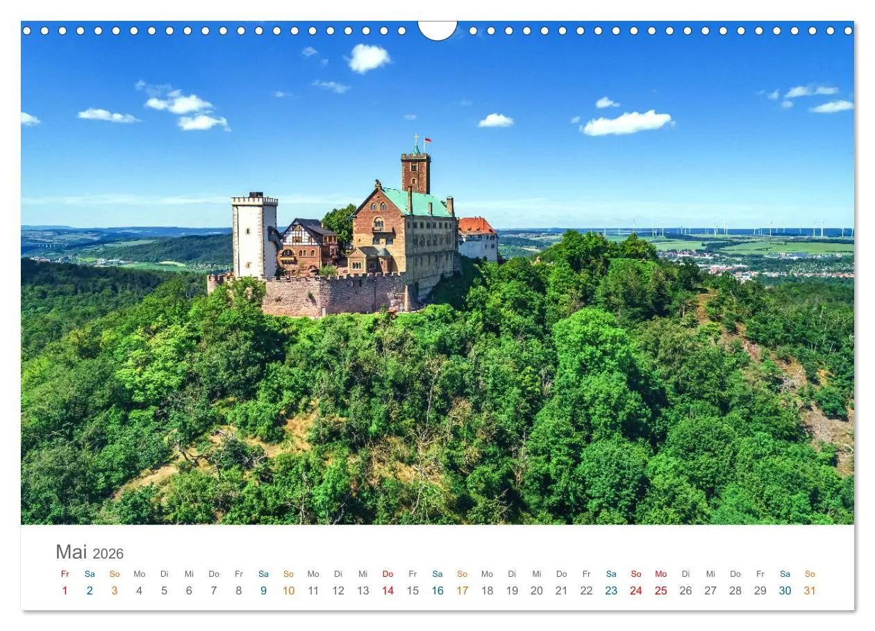 Bild: 9783457403921 | Rennsteig - Weitwanderweg (Wandkalender 2026 DIN A3 quer), CALVENDO...