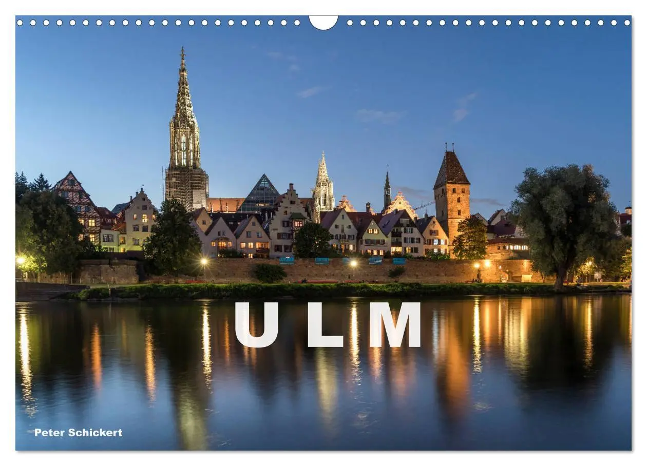 Cover: 9783457883921 | Ulm (Wandkalender 2026 DIN A3 quer), CALVENDO Monatskalender | Deutsch