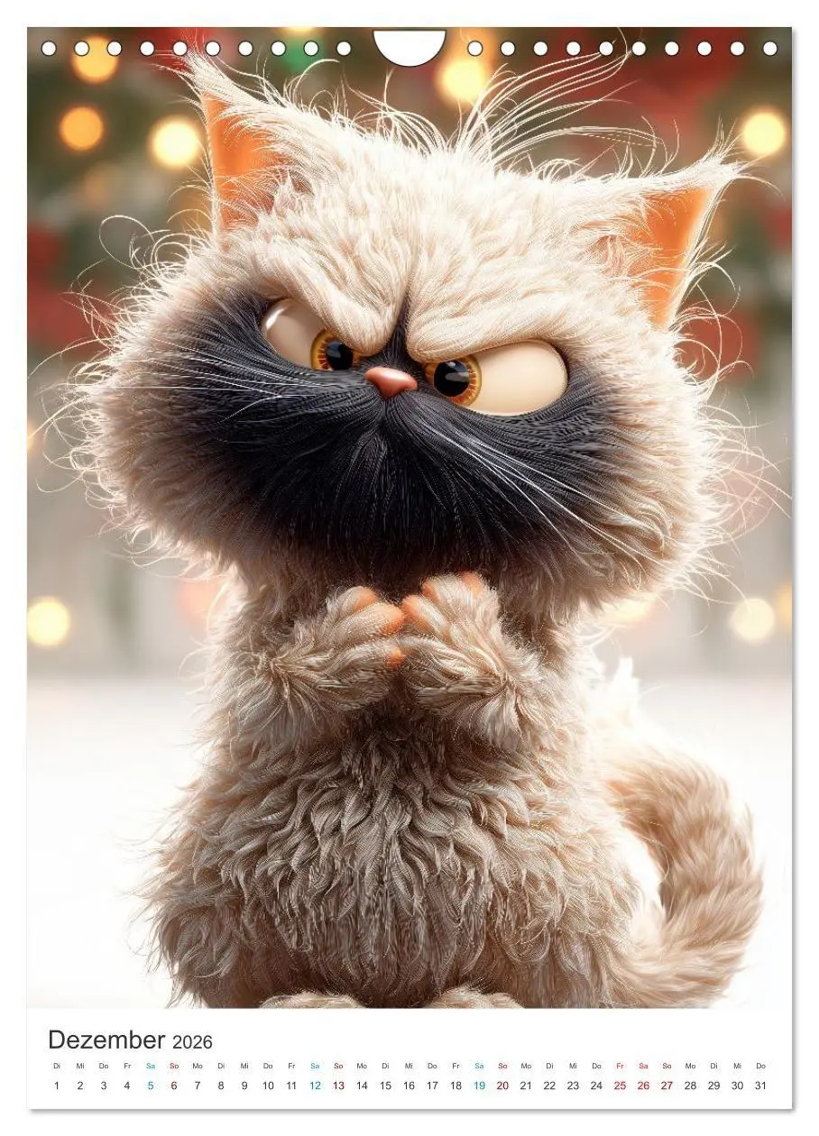Bild: 9783516663921 | Miau &amp; Mauz (Wandkalender 2026 DIN A4 hoch), CALVENDO Monatskalender