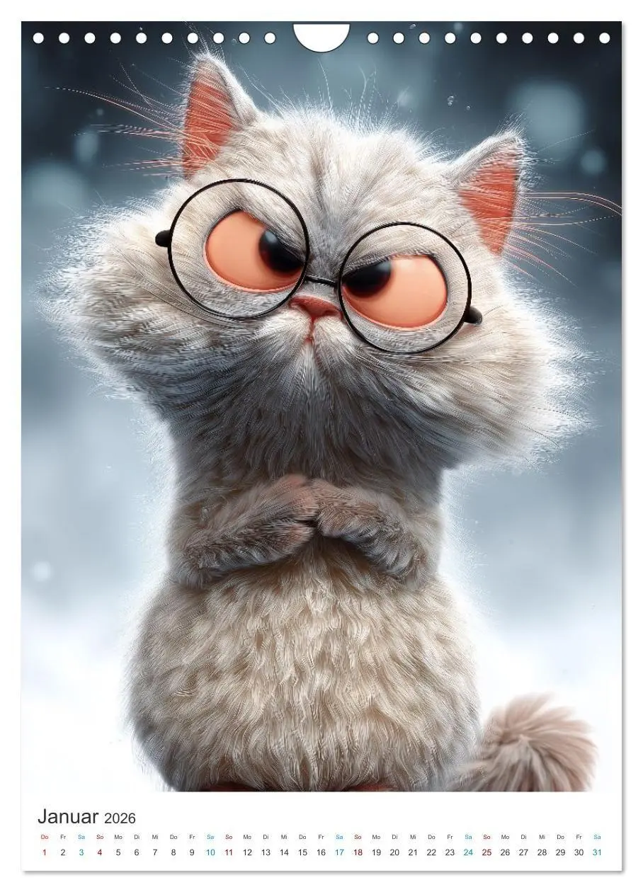 Bild: 9783516663921 | Miau &amp; Mauz (Wandkalender 2026 DIN A4 hoch), CALVENDO Monatskalender