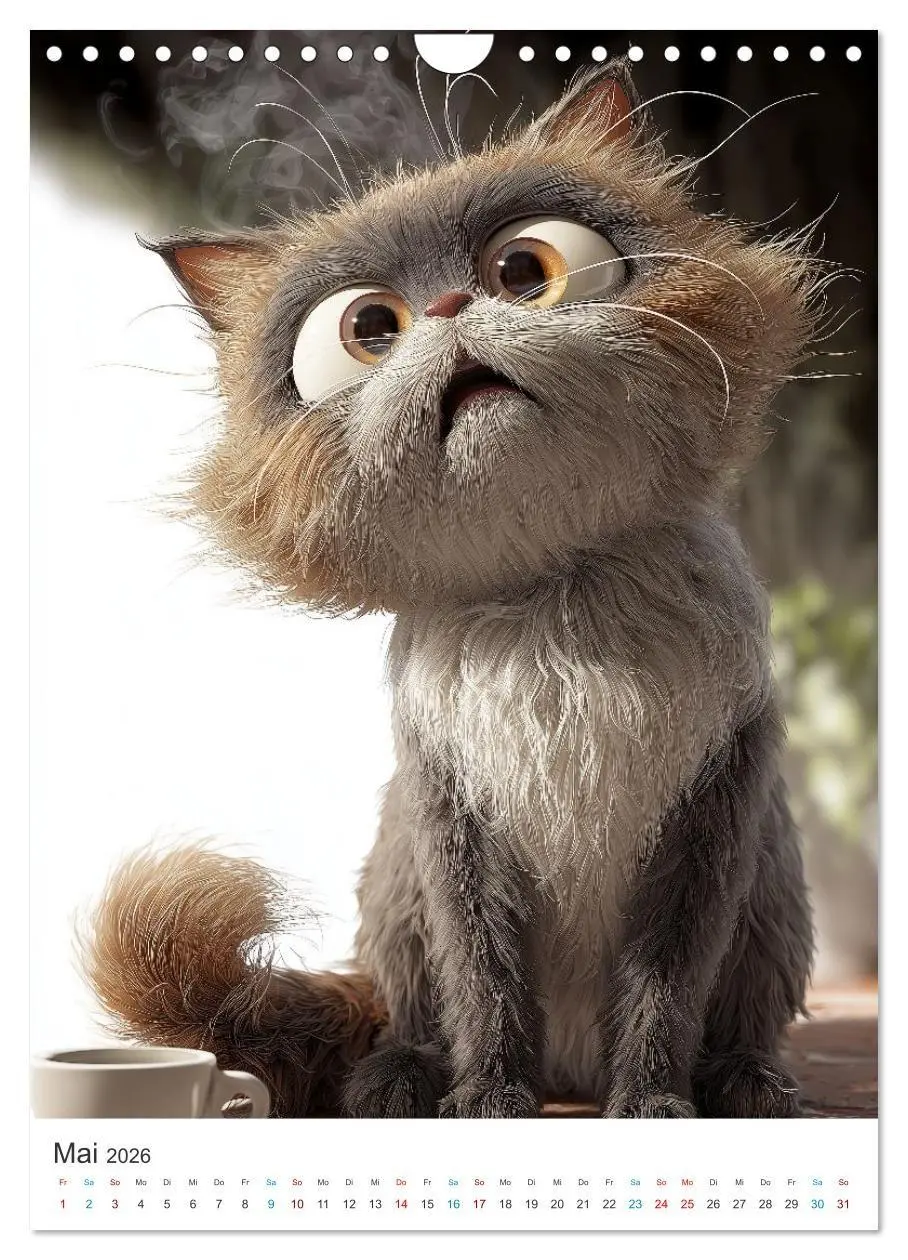 Bild: 9783516663921 | Miau &amp; Mauz (Wandkalender 2026 DIN A4 hoch), CALVENDO Monatskalender