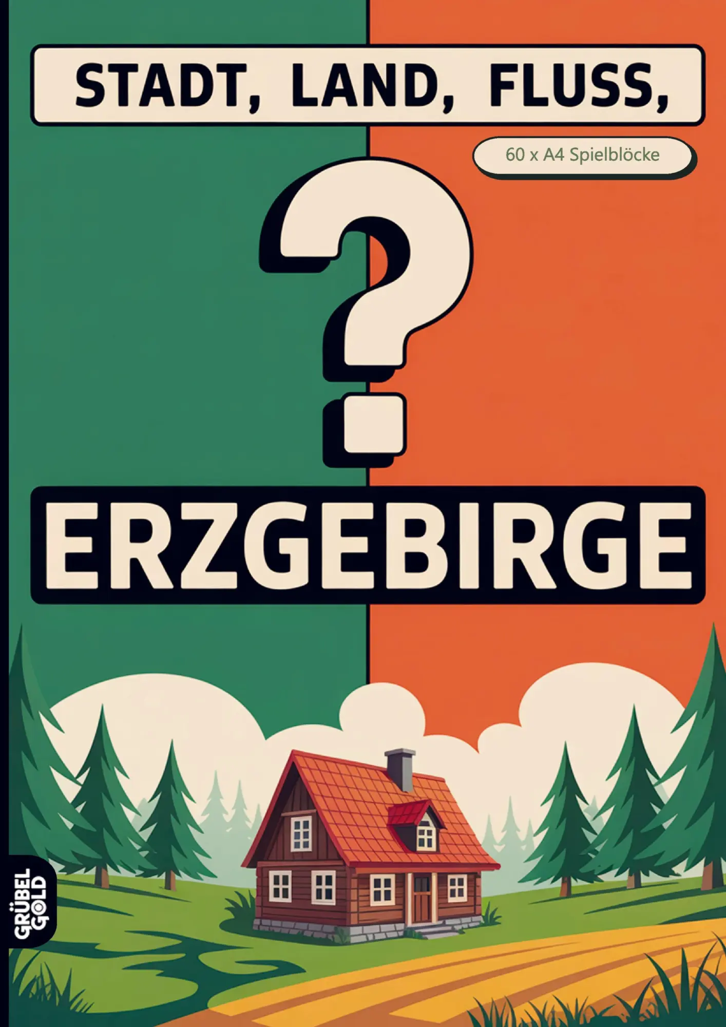 Cover: 9783693193921 | Stadt, Land, Fluss, Erzgebirge | Grübelgold Rätselhefte | Taschenbuch