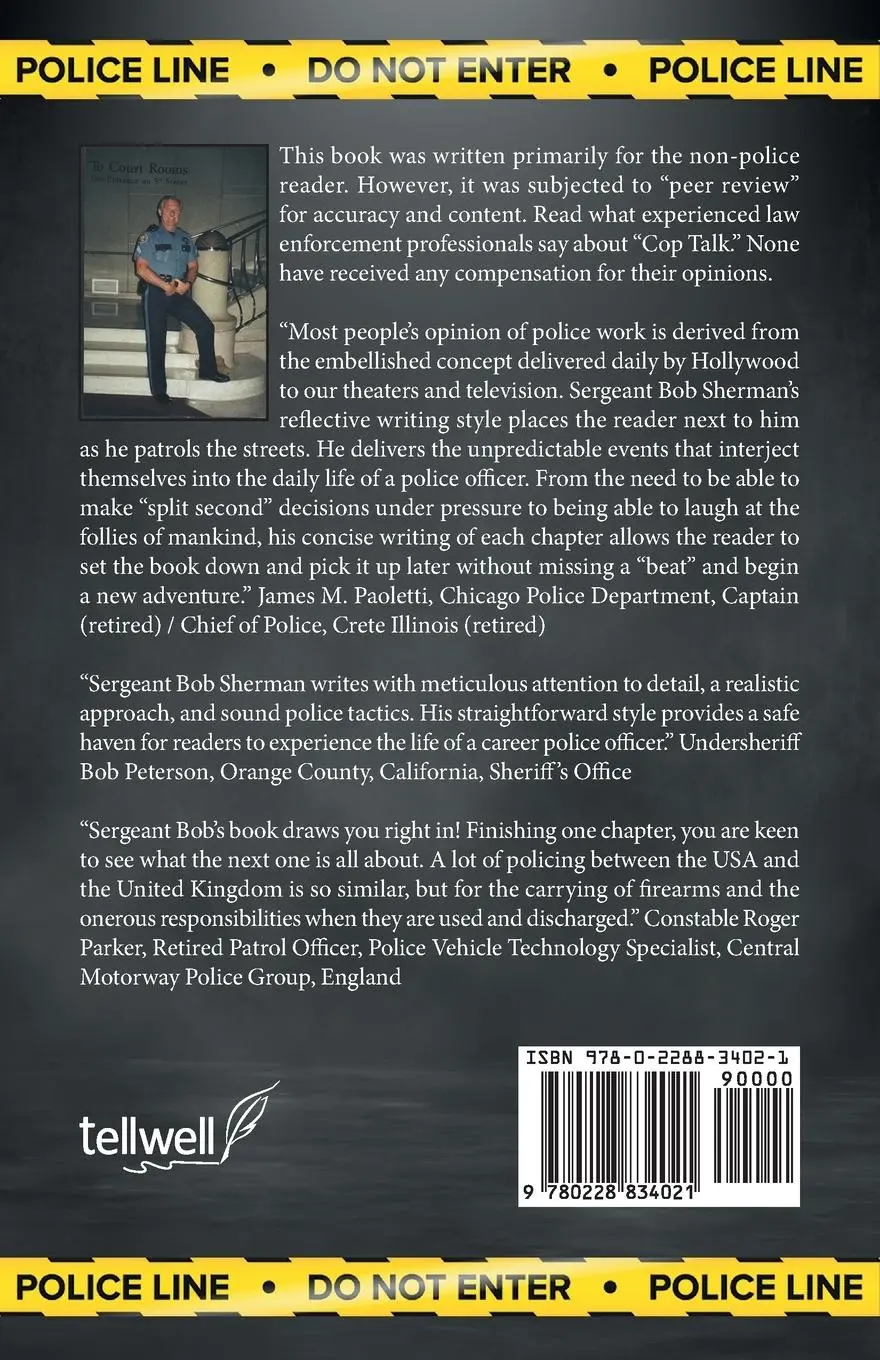 Rückseite: 9780228834021 | Cop Talk | Real Stories, Real Cops | Sgt. Bob Sherman | Taschenbuch