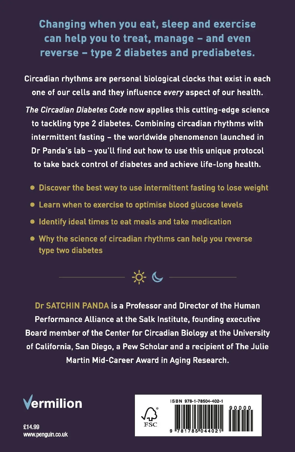 Cover: 9781785044021 | The Circadian Diabetes Code | Satchin Panda | Taschenbuch | Englisch