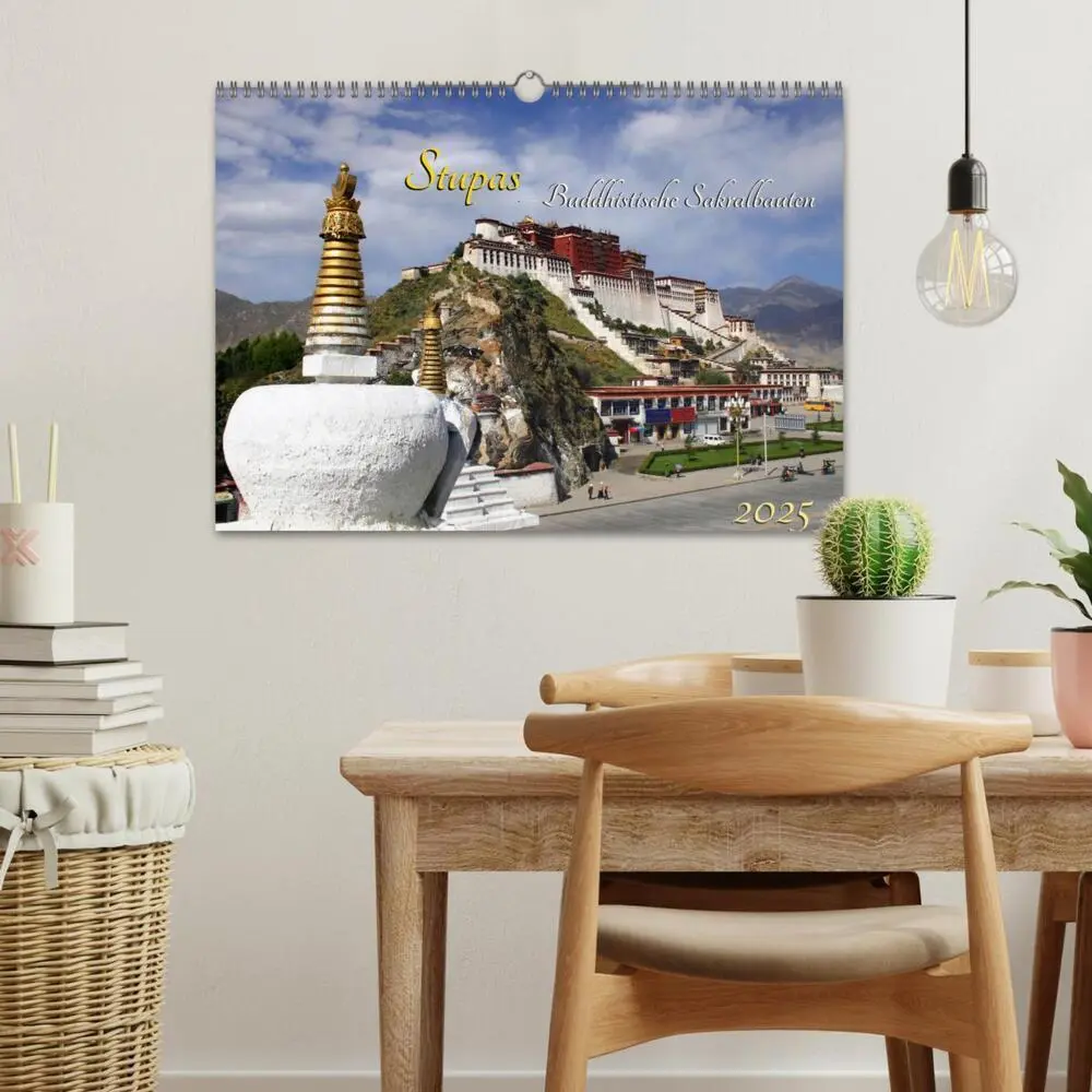 Bild: 9783435374021 | Stupas - Buddhistische Sakralbauten 2025 (Wandkalender 2025 DIN A3...