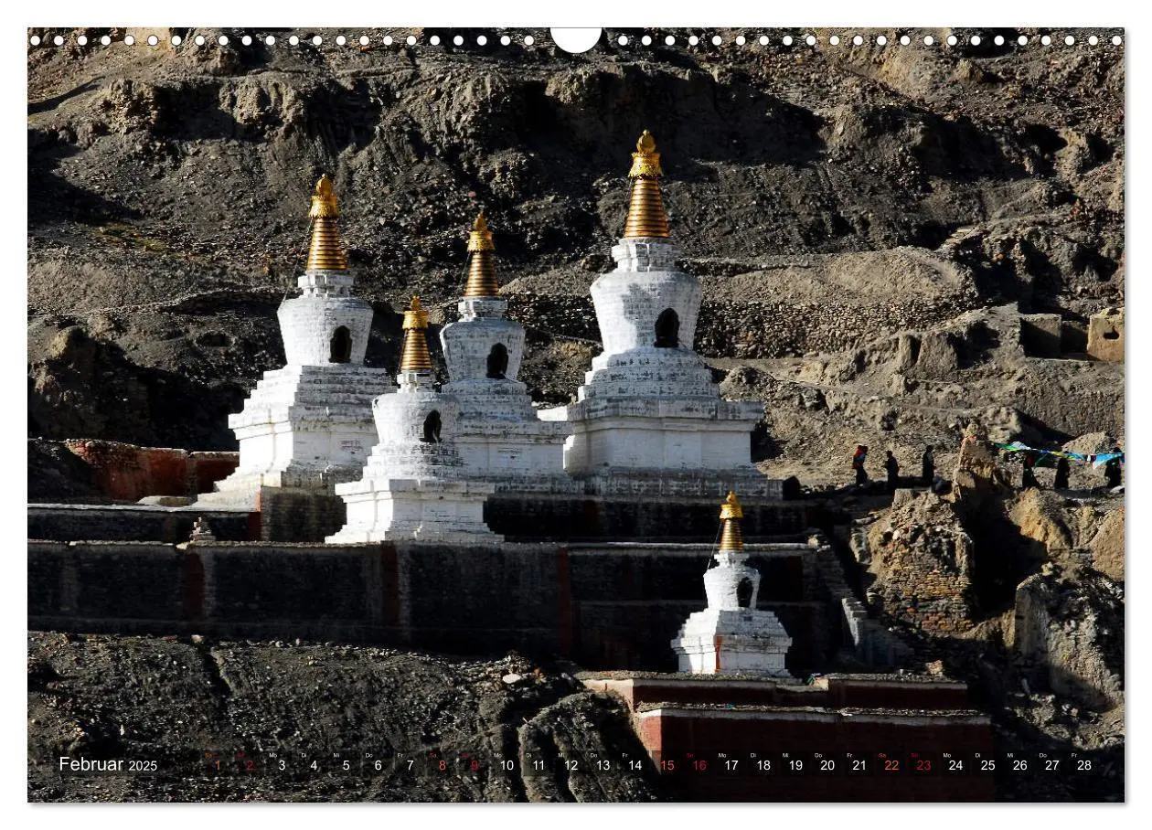 Bild: 9783435374021 | Stupas - Buddhistische Sakralbauten 2025 (Wandkalender 2025 DIN A3...