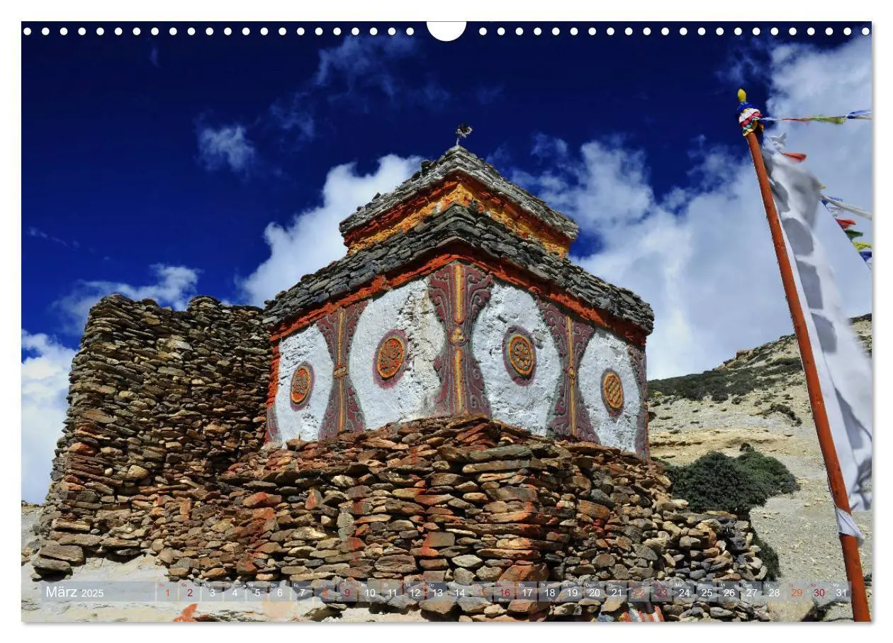 Bild: 9783435374021 | Stupas - Buddhistische Sakralbauten 2025 (Wandkalender 2025 DIN A3...