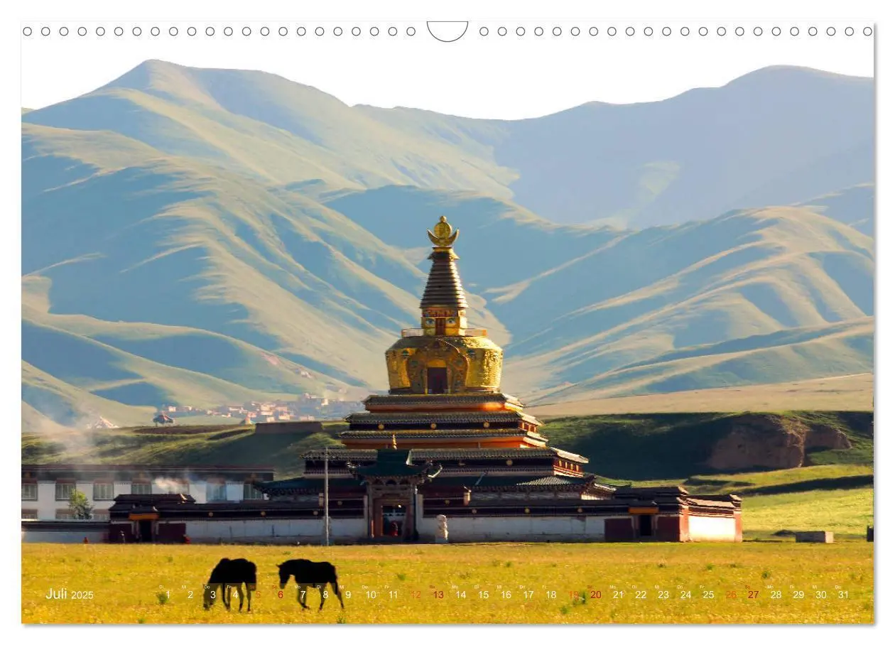 Bild: 9783435374021 | Stupas - Buddhistische Sakralbauten 2025 (Wandkalender 2025 DIN A3...