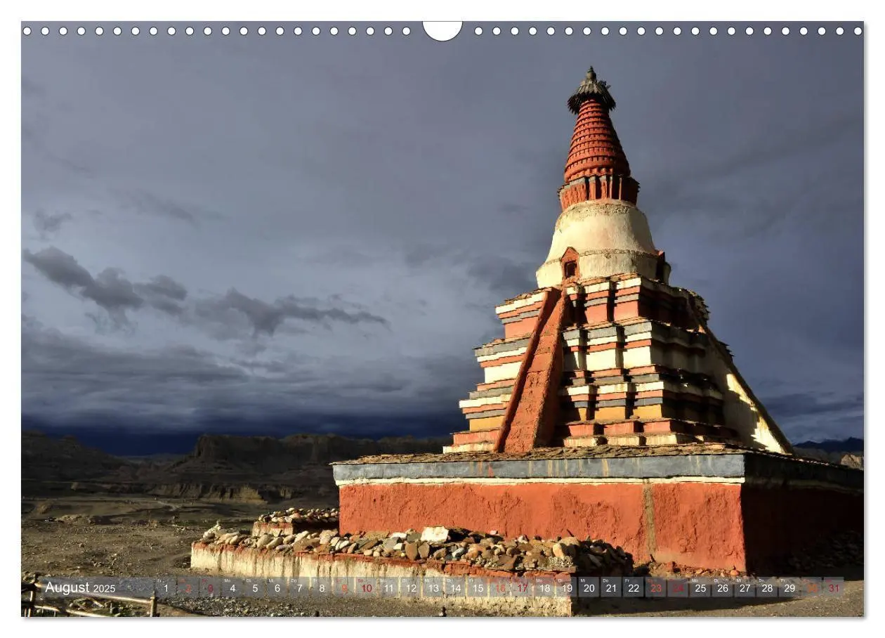 Bild: 9783435374021 | Stupas - Buddhistische Sakralbauten 2025 (Wandkalender 2025 DIN A3...