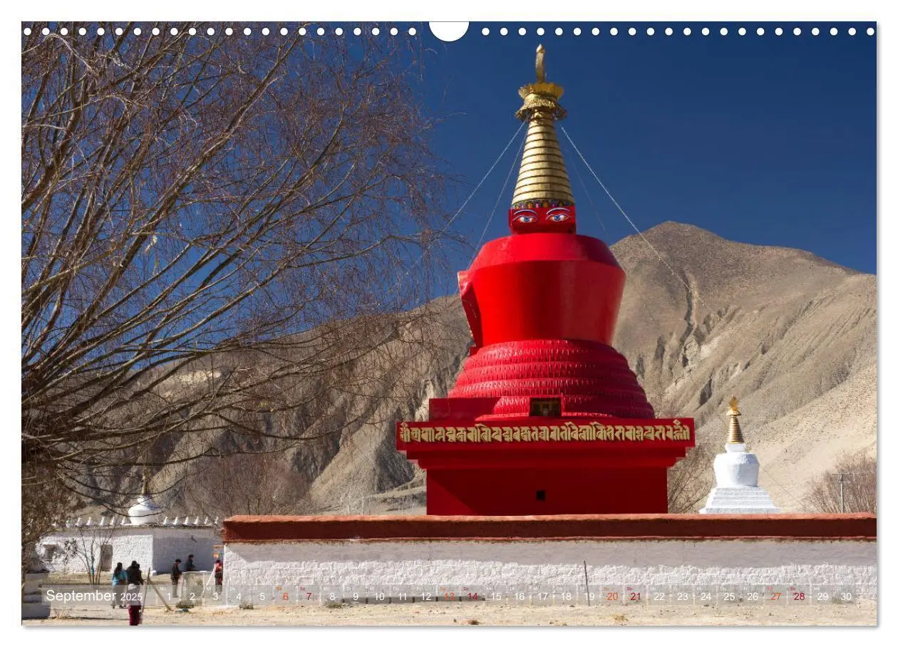 Bild: 9783435374021 | Stupas - Buddhistische Sakralbauten 2025 (Wandkalender 2025 DIN A3...