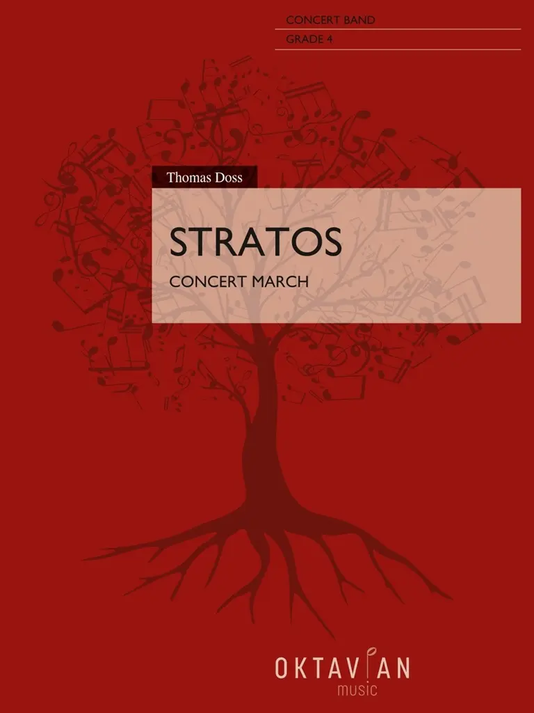 Cover: 9790700434021 | Stratos | Concert March | Thomas Doss | Partitur + Stimmen | Deutsch