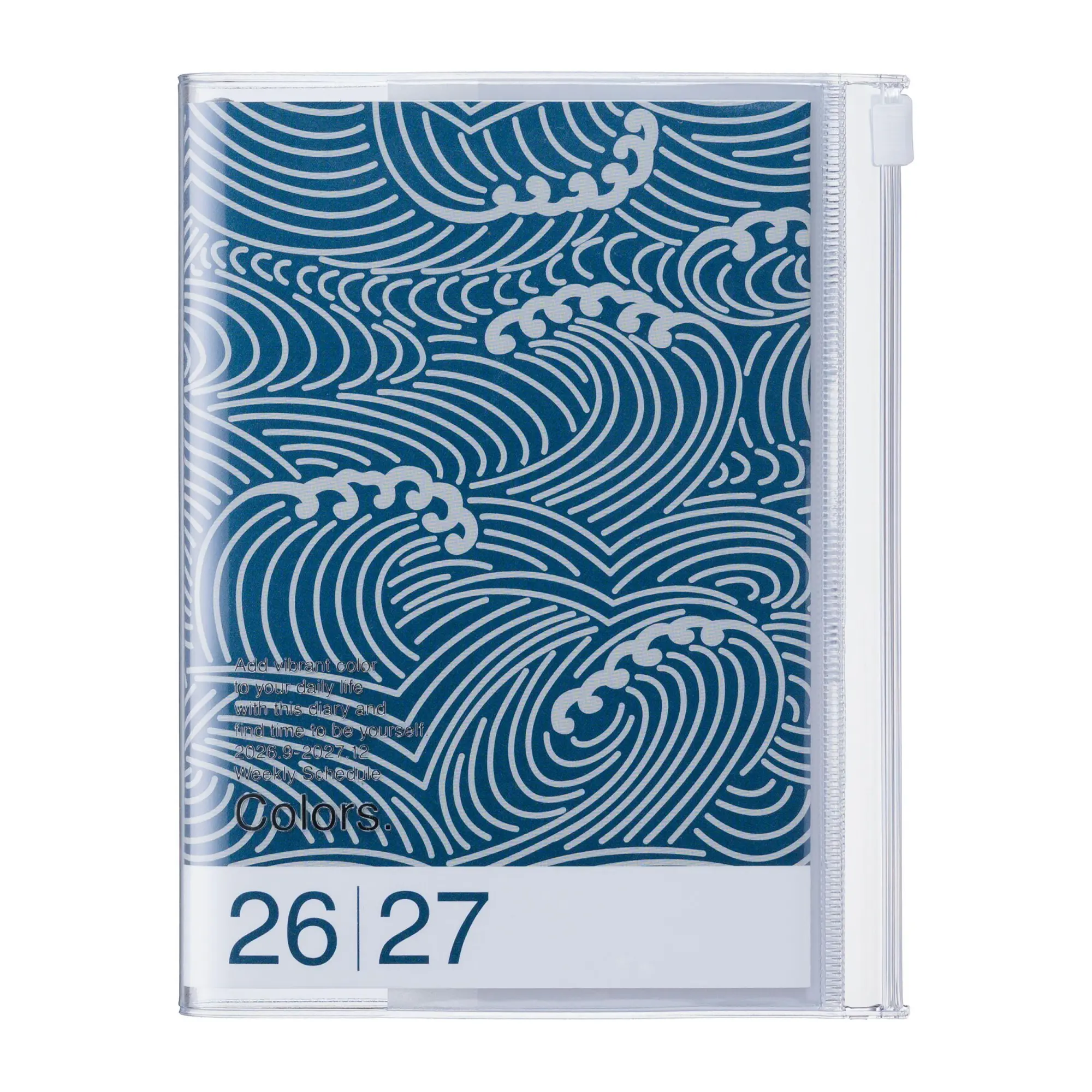 Cover: 4550045164121 | MARK'S 2026/27 Diary A6 Pattern // Wave Navy | MARK'S Inc. | Buch