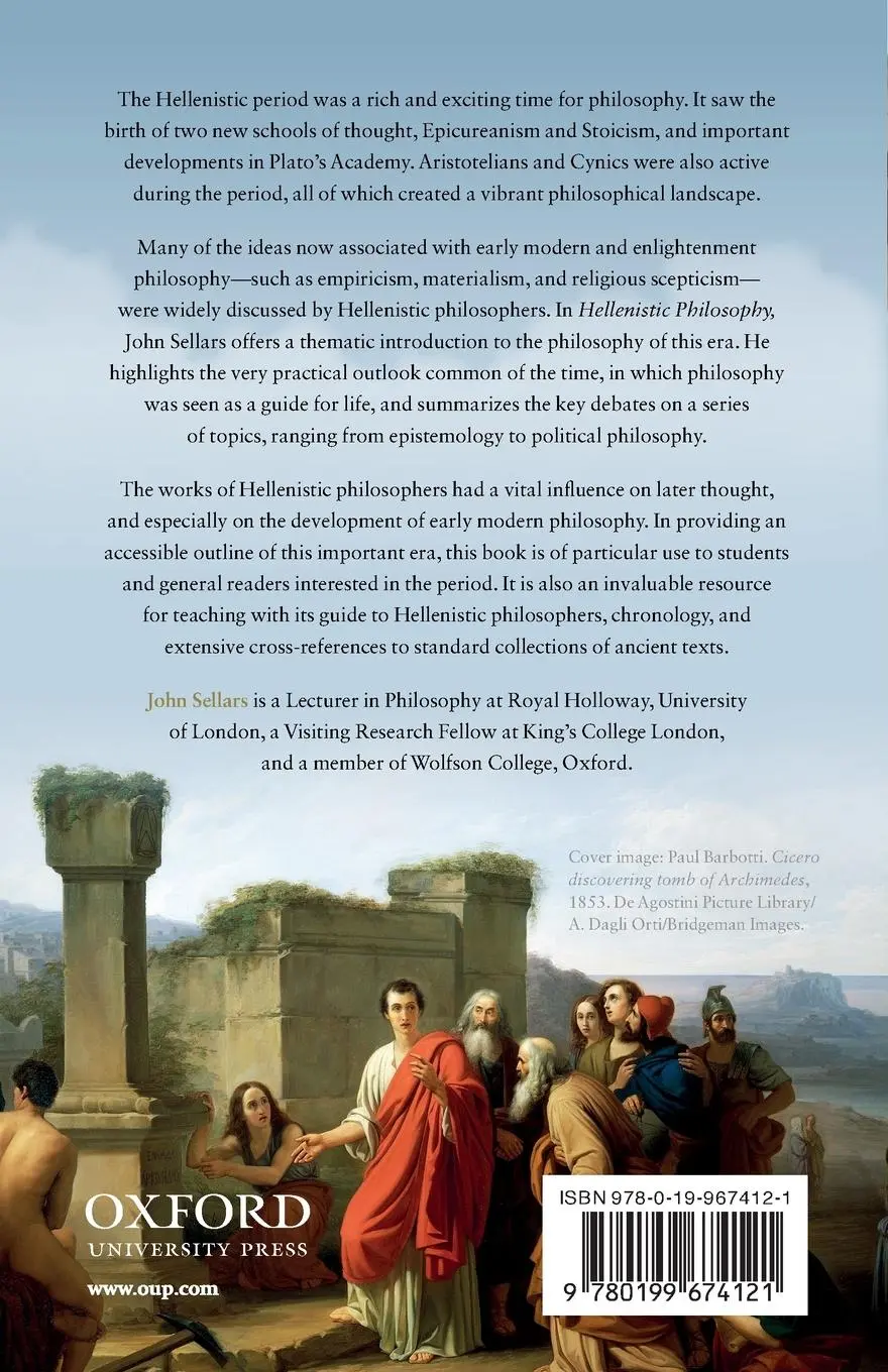 Rückseite: 9780199674121 | Hellenistic Philosophy | John Sellars | Taschenbuch | Englisch | 2018