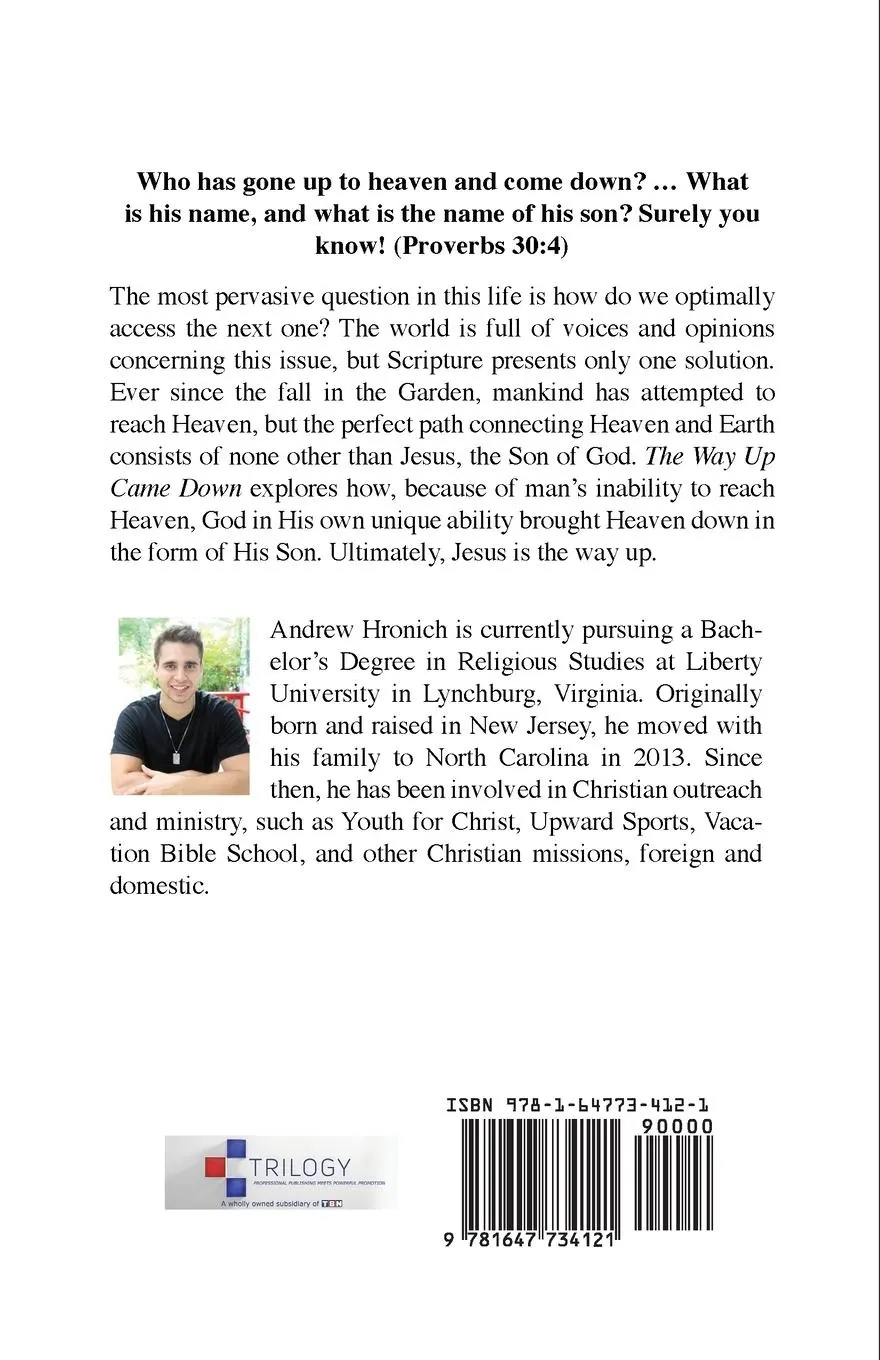 Rückseite: 9781647734121 | The Way Up Came Down | Andrew Hronich | Taschenbuch | Englisch | 2020