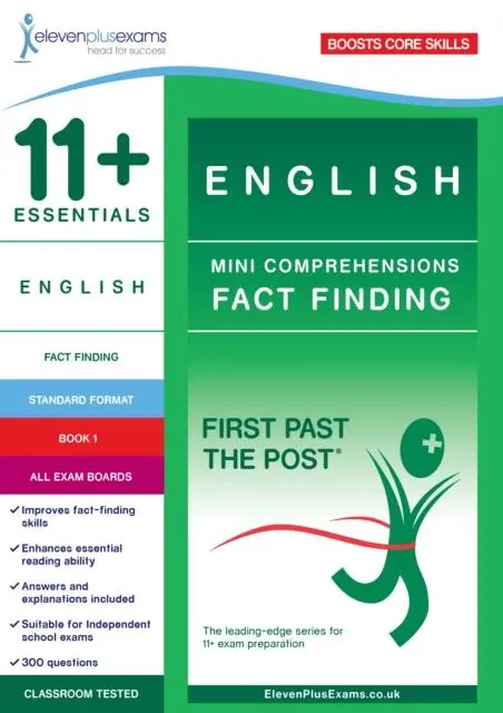 Cover: 9781912364121 | 11+ Essentials English: Mini-Comprehensions Fact-Finding Book 2 | Buch