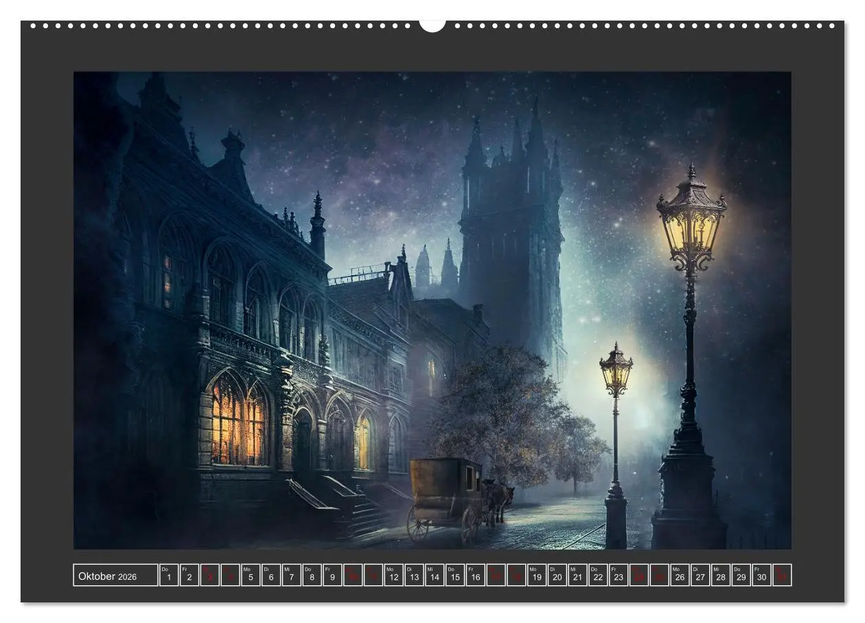 Bild: 9783457384121 | Geheimnisse der dunklen Stadt (hochwertiger Premium Wandkalender...