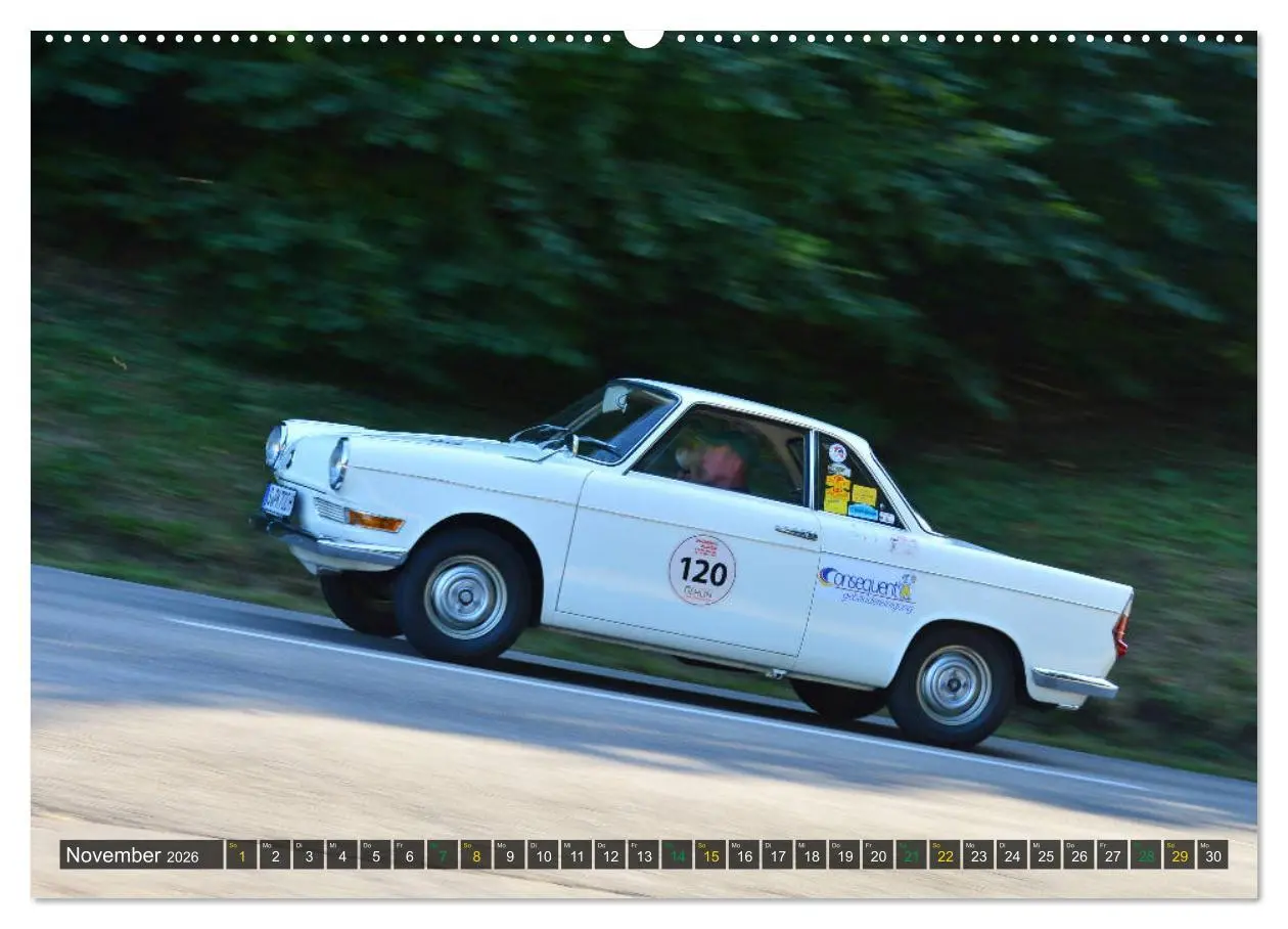 Bild: 9783457764121 | OLDTIMER BERGRENNEN - Kleine Flitzer (Wandkalender 2026 DIN A2...