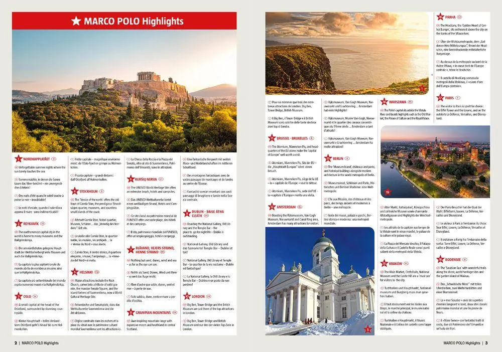 Bild: 9783575024121 | MARCO POLO Reiseatlas Europa 1:2 Mio. | Taschenbuch | 208 S. | Deutsch