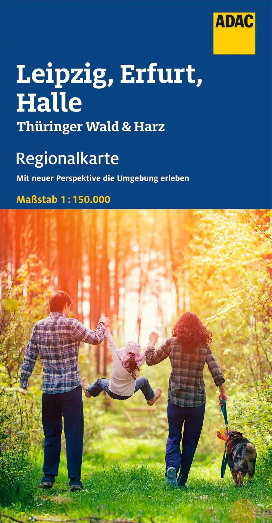 Cover: 9783826414121 | ADAC Regionalkarte Blatt 9 Leipzig, Erfurt, Halle 1:150 000 | 1 S.