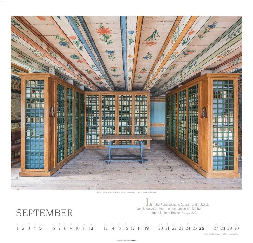 Bild: 9783839904121 | Welt der Bibliotheken Kalender 2027 | Reinhard Görner | Kalender