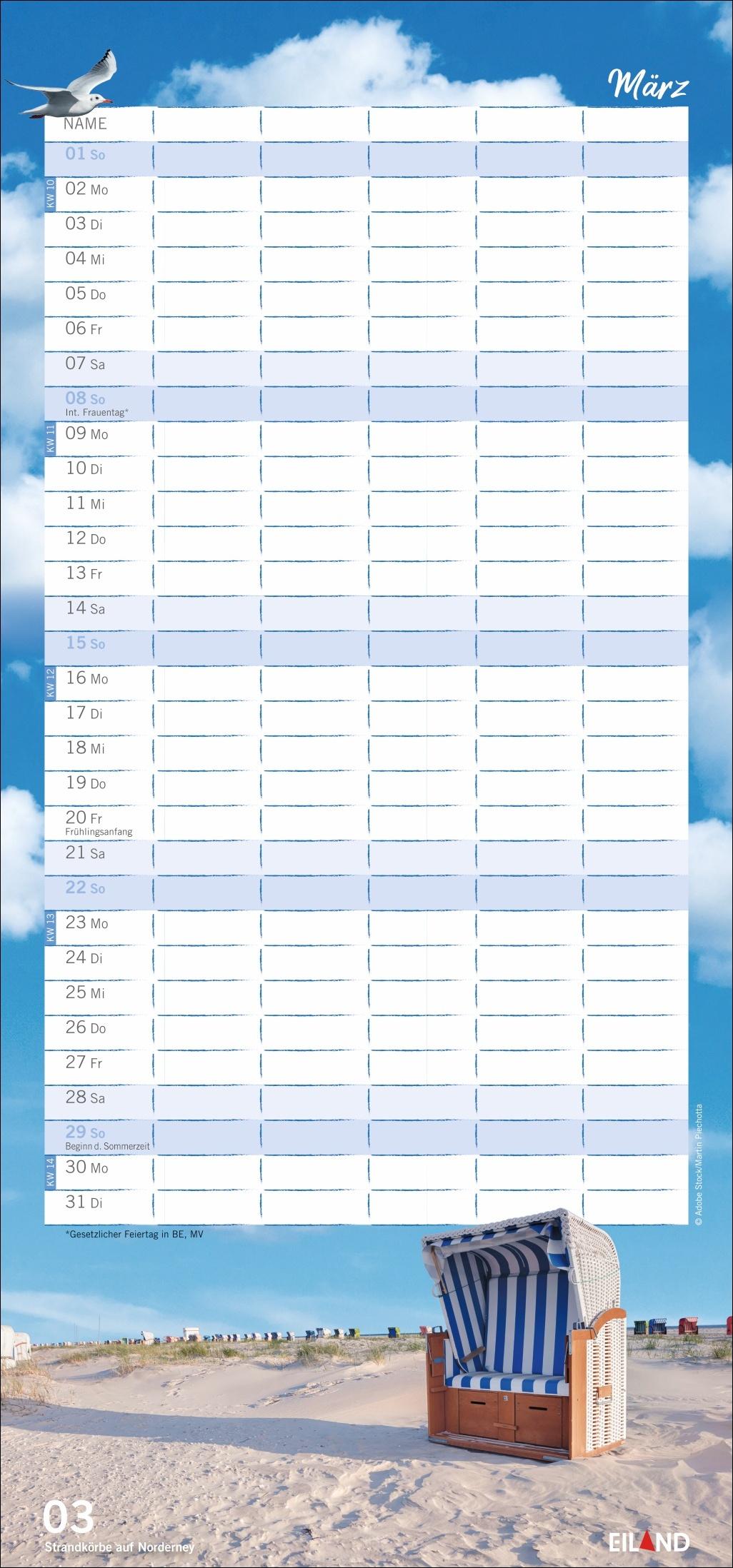 Bild: 9783964024121 | Meerzeit Familienplaner 2026 | Kalender | 14 S. | Deutsch | 2026