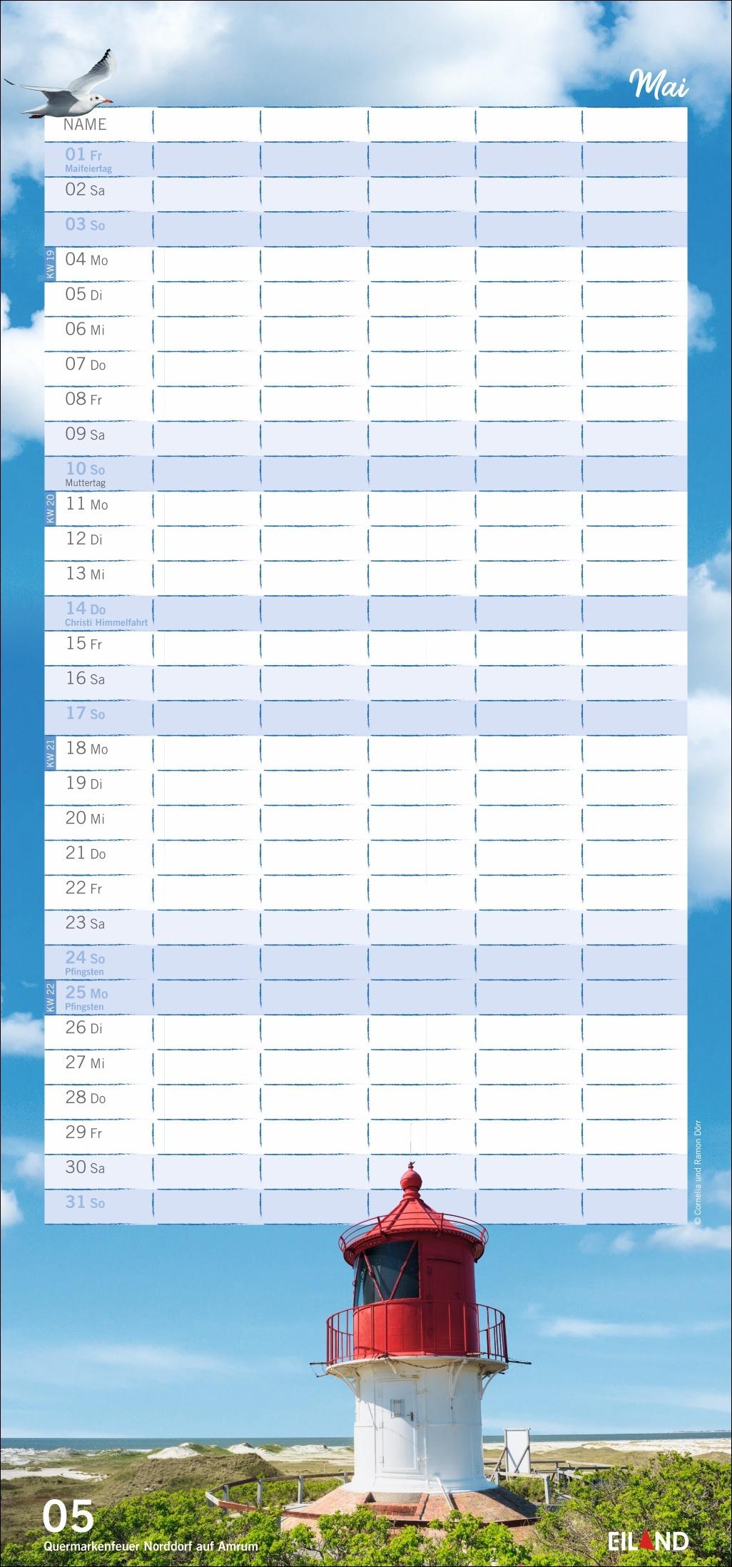 Bild: 9783964024121 | Meerzeit Familienplaner 2026 | Kalender | 14 S. | Deutsch | 2026