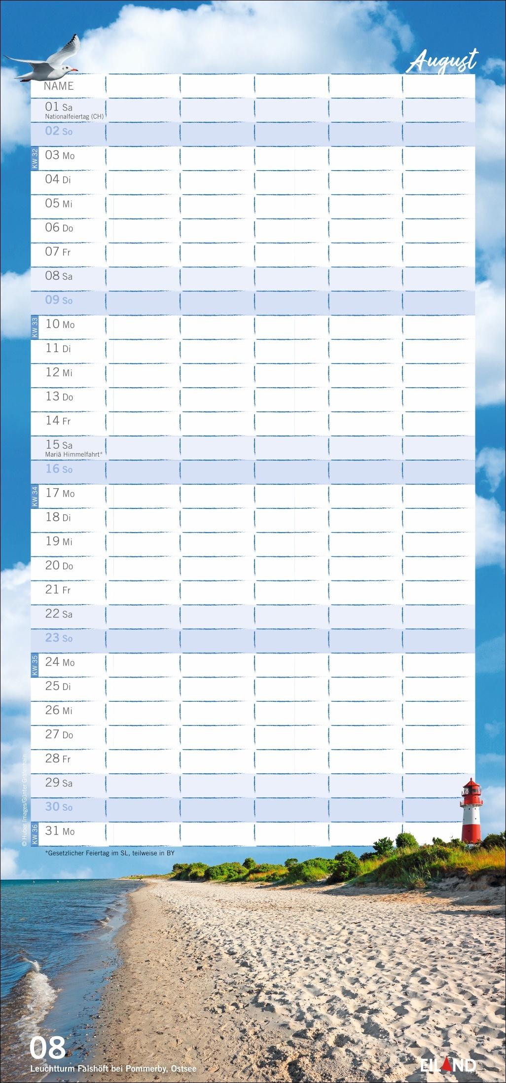 Bild: 9783964024121 | Meerzeit Familienplaner 2026 | Kalender | 14 S. | Deutsch | 2026