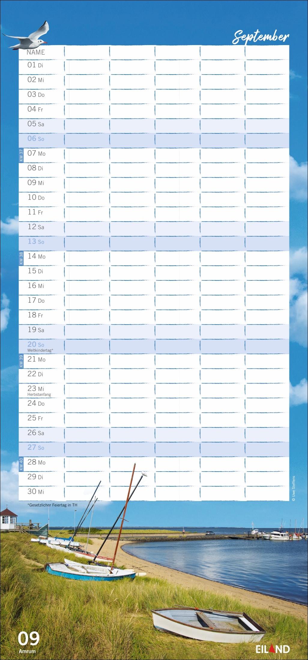 Bild: 9783964024121 | Meerzeit Familienplaner 2026 | Kalender | 14 S. | Deutsch | 2026