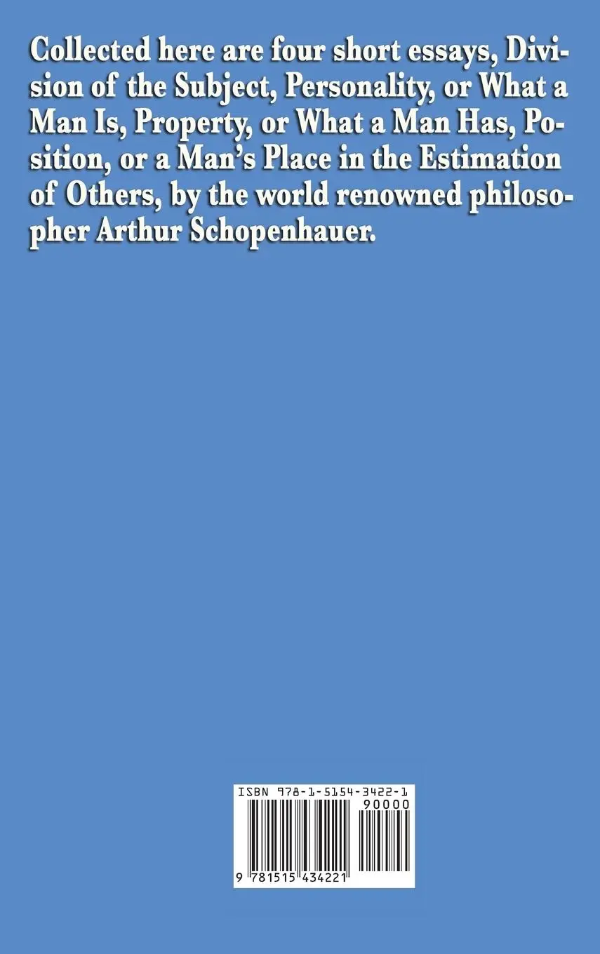 Rückseite: 9781515434221 | The Wisdom of Life | Arthur Schopenhauer | Buch | Gebunden | Englisch