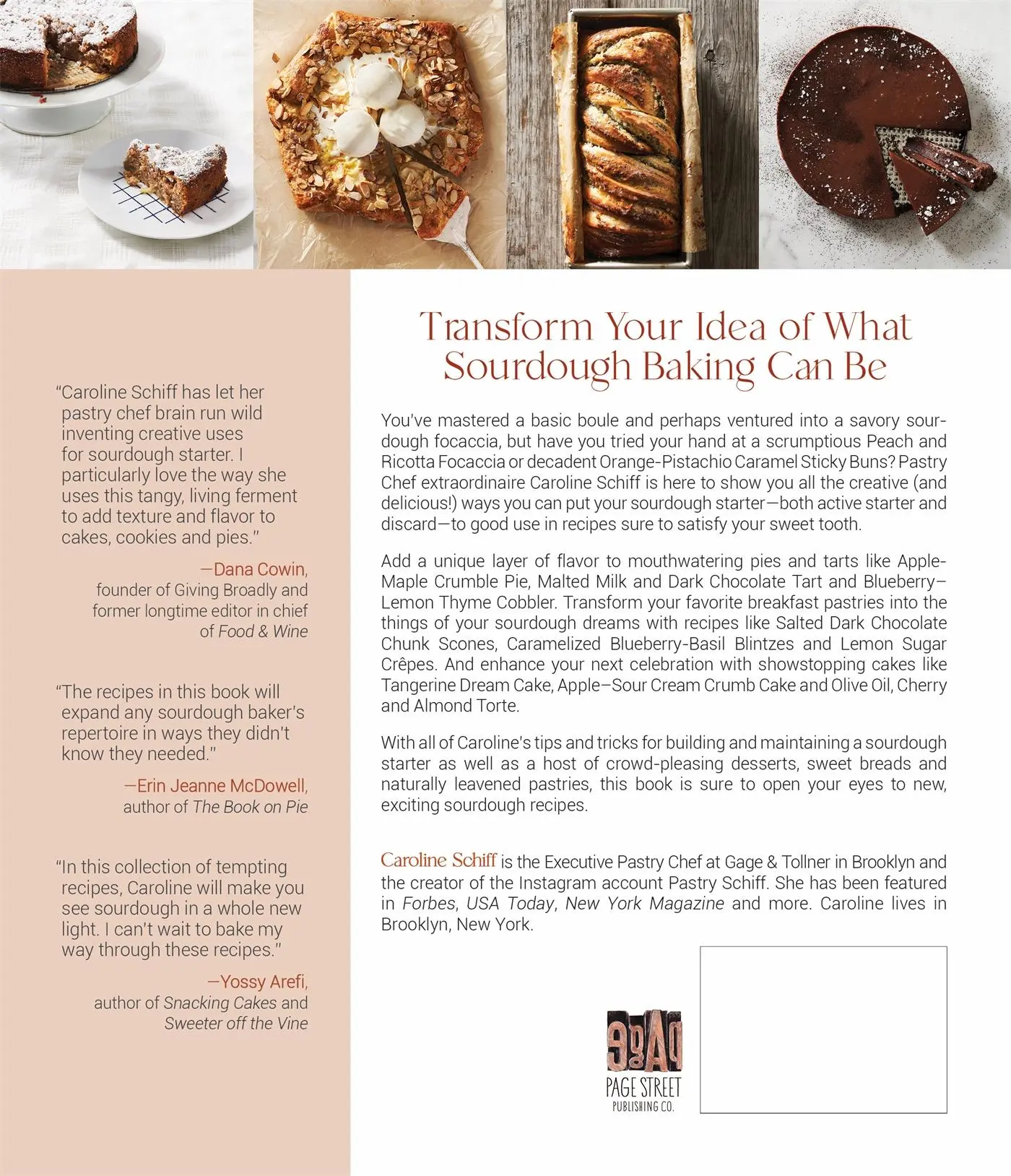 Rückseite: 9781645674221 | The Sweet Side of Sourdough | Caroline Schiff | Taschenbuch | Englisch