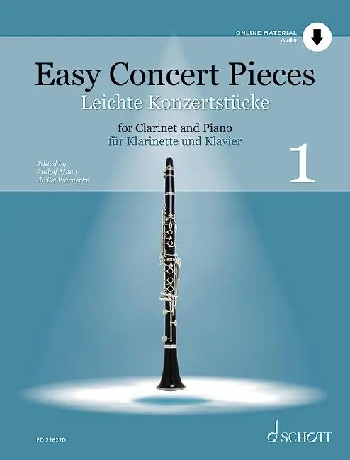 Cover: 9783795724221 | Leichte Konzertstücke Band 1. Klarinette und Klavier. | Mauz (u. a.)