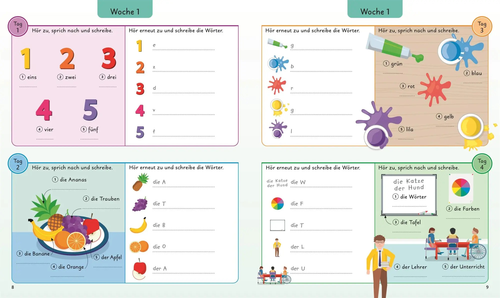 Bild: 9783831044221 | Deutsch für clevere Kids - 5 Wörter am Tag | DK Verlag - Kids | Buch