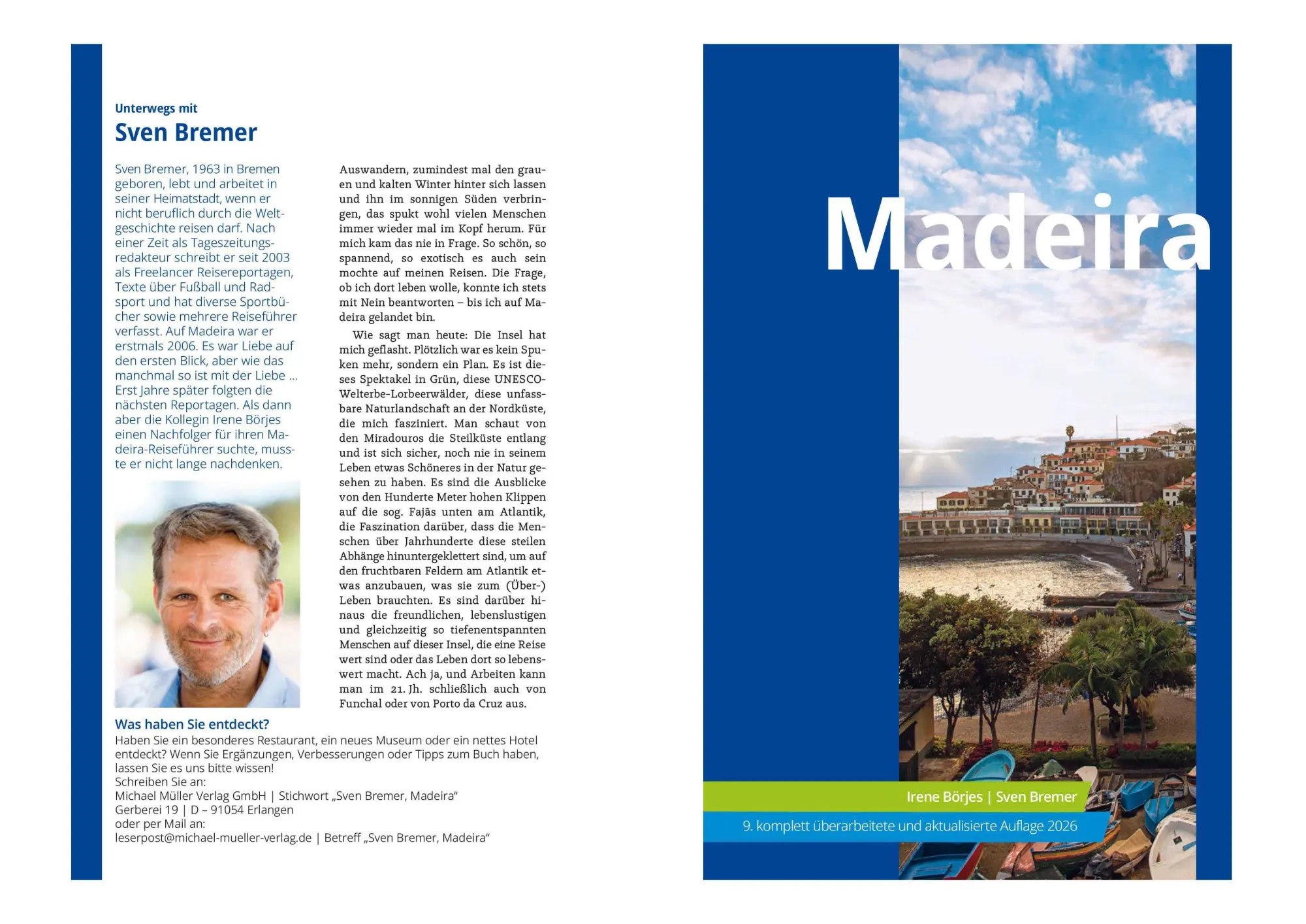 Bild: 9783966854221 | MICHAEL MÜLLER Reiseführer Madeira | Irene Börjes (u. a.) | Buch