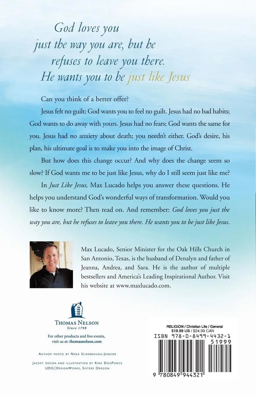 Rückseite: 9780849944321 | Just Like Jesus (International Edition) | Max Lucado | Taschenbuch