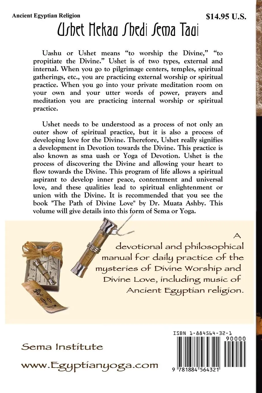 Rückseite: 9781884564321 | Devotional Worship Book of Shetaut Neter | Muata Ashby | Taschenbuch