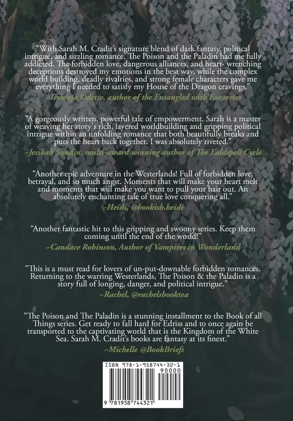 Rückseite: 9781958744321 | The Poison and the Paladin | Sarah M Cradit | Buch | Englisch | 2023