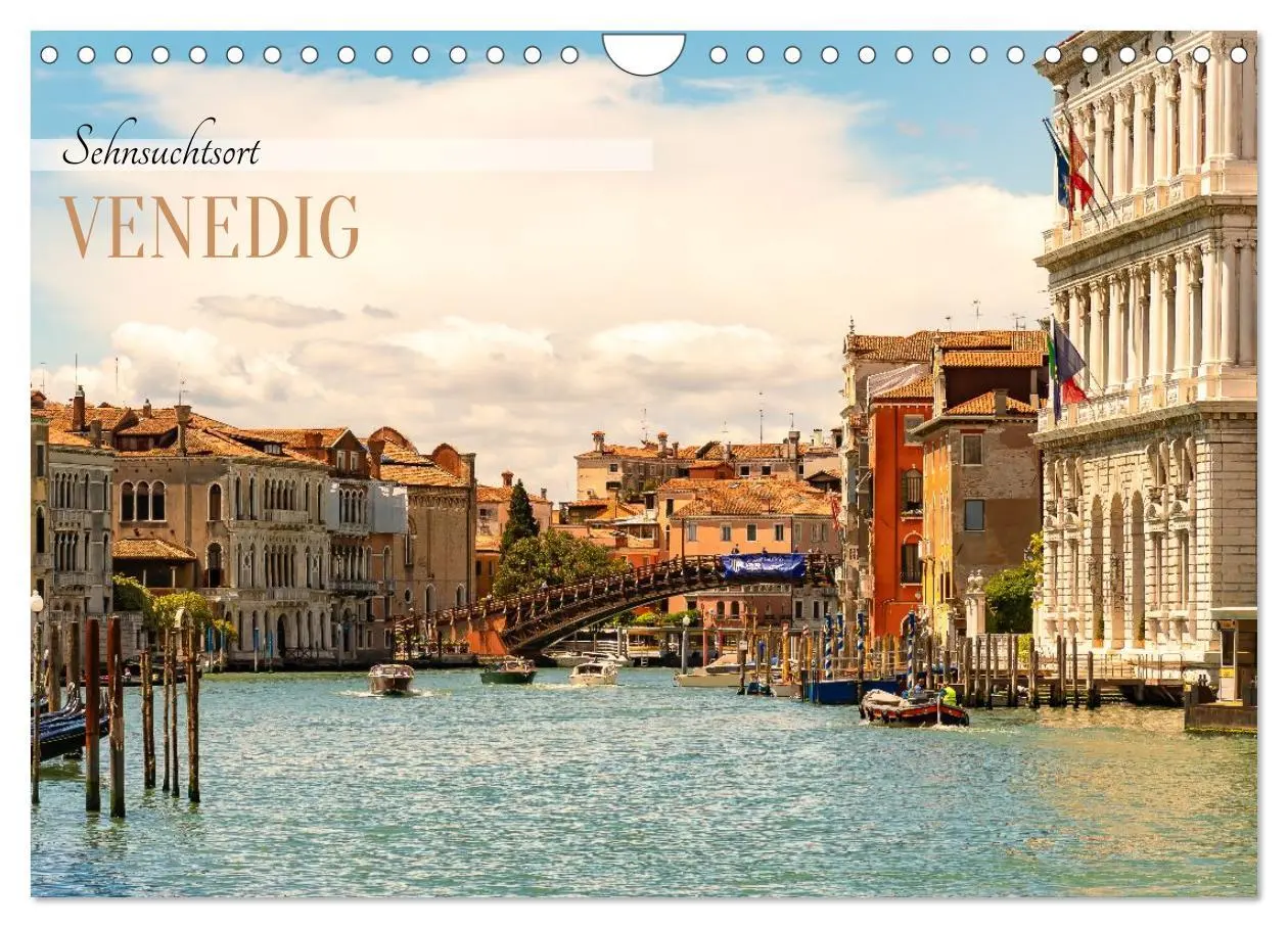 Cover: 9783457294321 | Sehnsuchtsort Venedig 2026 (Wandkalender 2026 DIN A4 quer),...