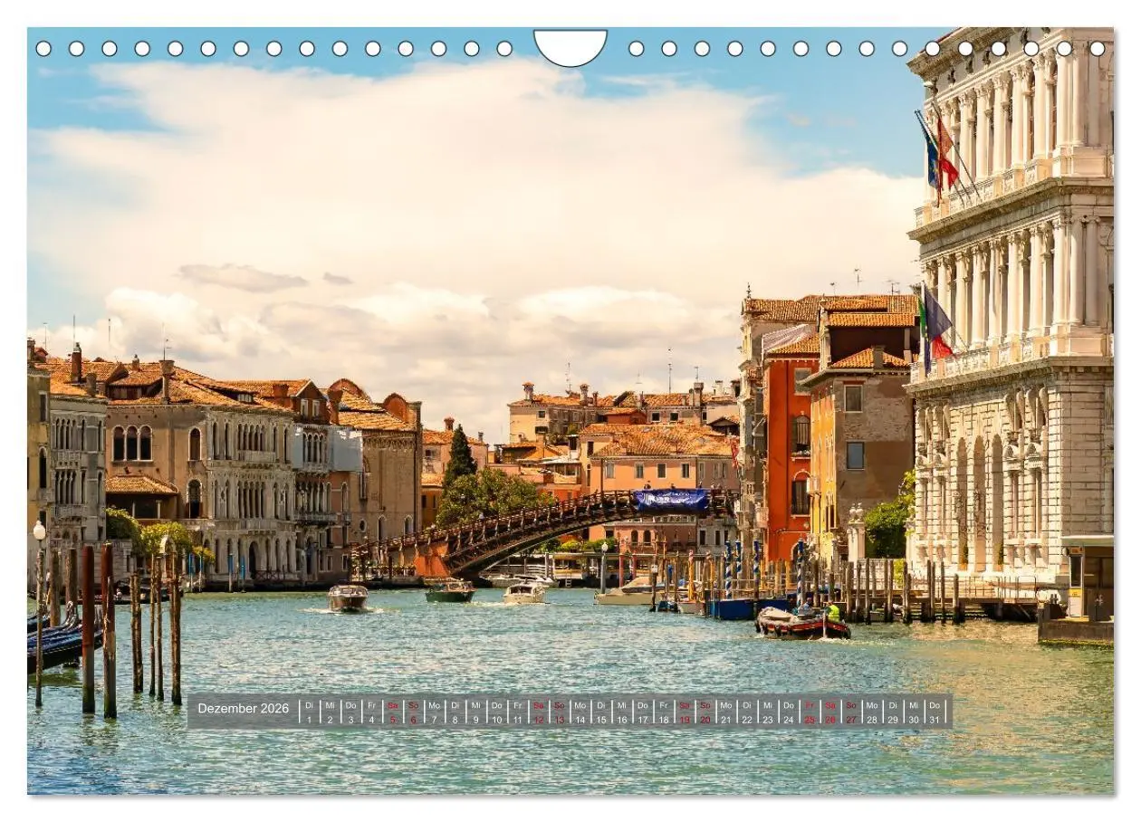 Bild: 9783457294321 | Sehnsuchtsort Venedig 2026 (Wandkalender 2026 DIN A4 quer),...