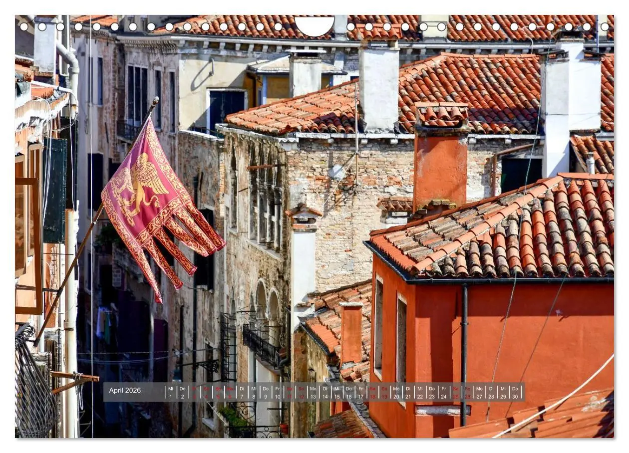 Bild: 9783457294321 | Sehnsuchtsort Venedig 2026 (Wandkalender 2026 DIN A4 quer),...