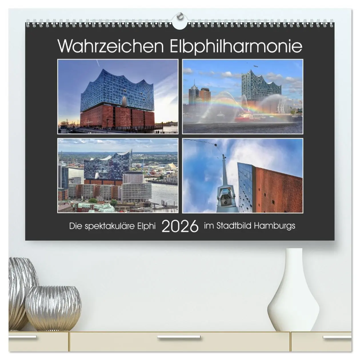 Cover: 9783457504321 | Wahrzeichen Elbphilharmonie (hochwertiger Premium Wandkalender 2026...