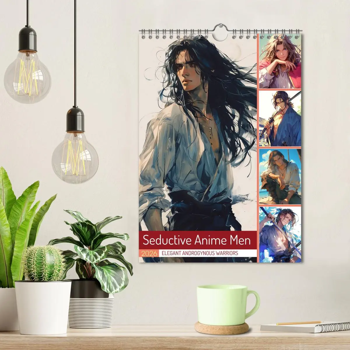 Bild: 9783516524321 | Seductive Anime Men (Wall Calendar 2026 DIN A4 portrait), CALVENDO...