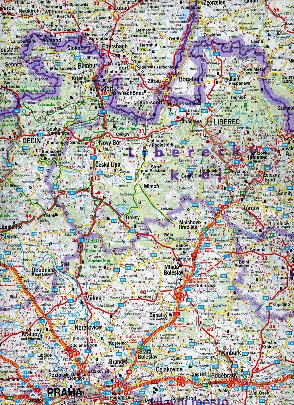 Bild: 9783707904321 | Tschechische Republik / Slowakische Republik 1 : 400 000. Autokarte