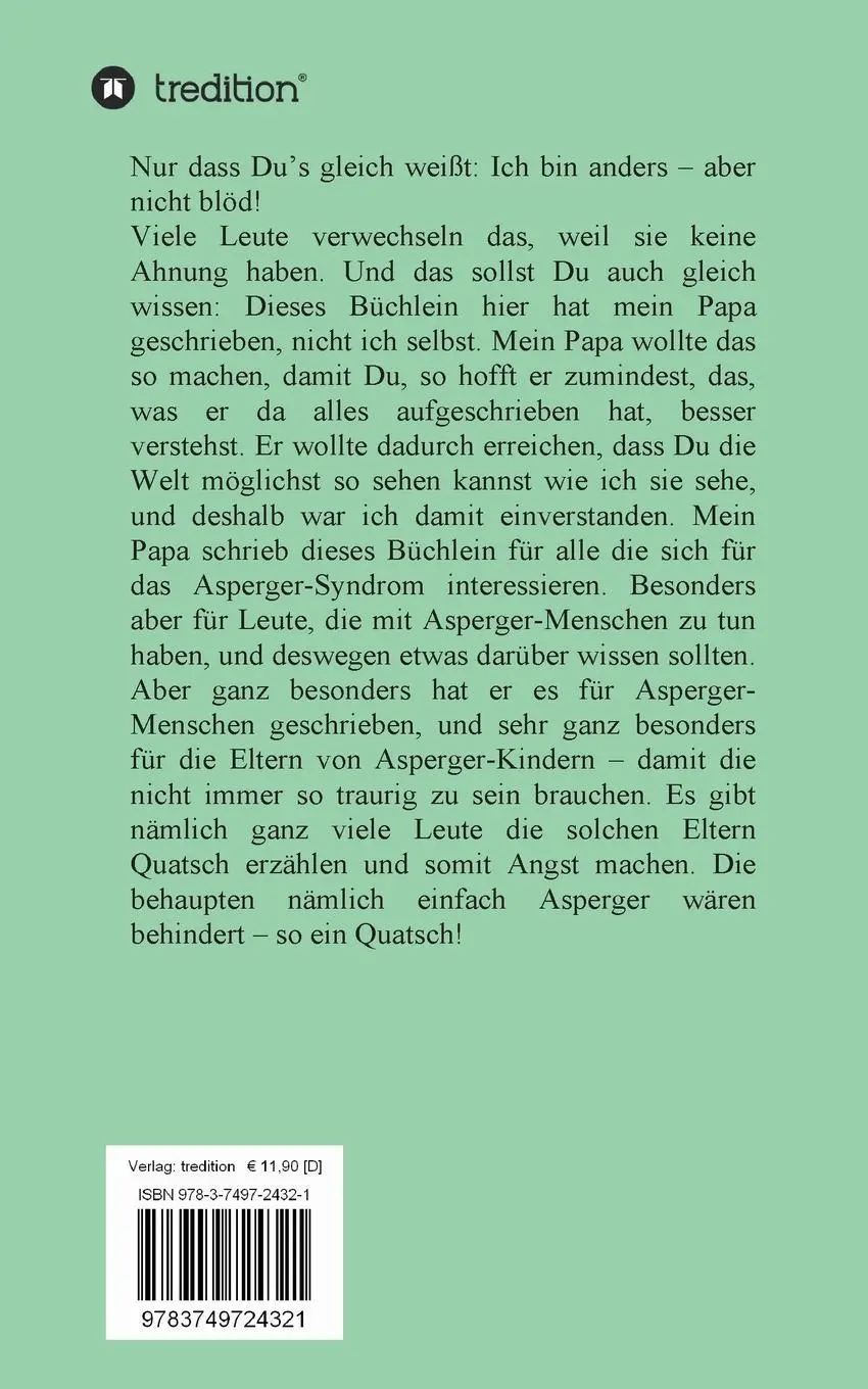 Rückseite: 9783749724321 | Die Wahrheit über Asperger-Autisten | Günter Förster | Taschenbuch