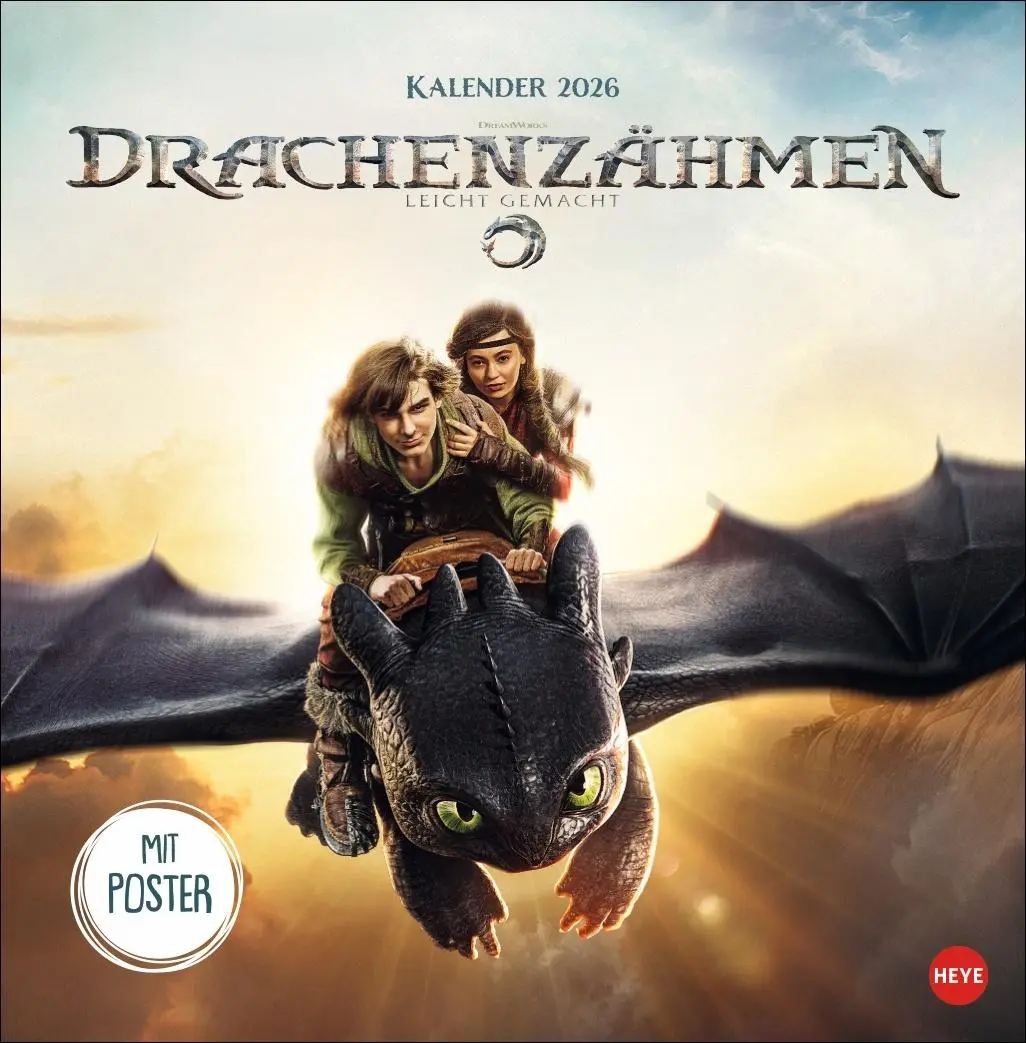 Cover: 9783756414321 | Drachenzähmen Broschurkalender 2026 | Kalender | 28 S. | Deutsch