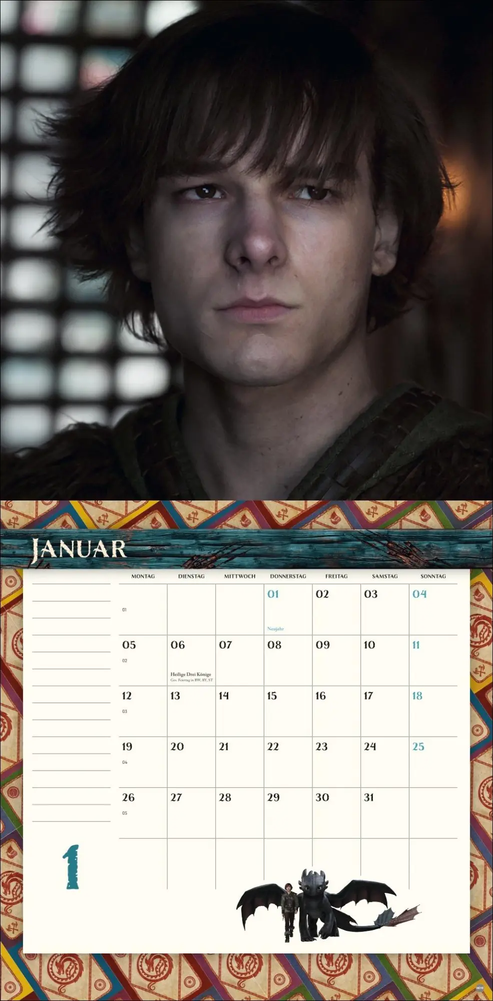 Bild: 9783756414321 | Drachenzähmen Broschurkalender 2026 | Kalender | 28 S. | Deutsch