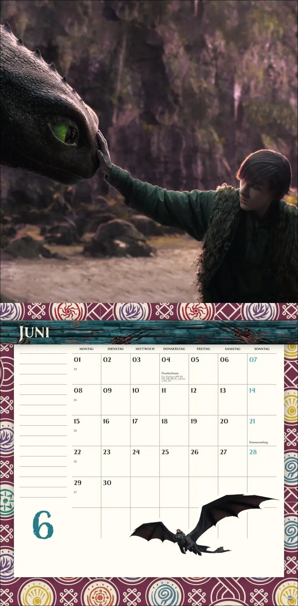 Bild: 9783756414321 | Drachenzähmen Broschurkalender 2026 | Kalender | 28 S. | Deutsch