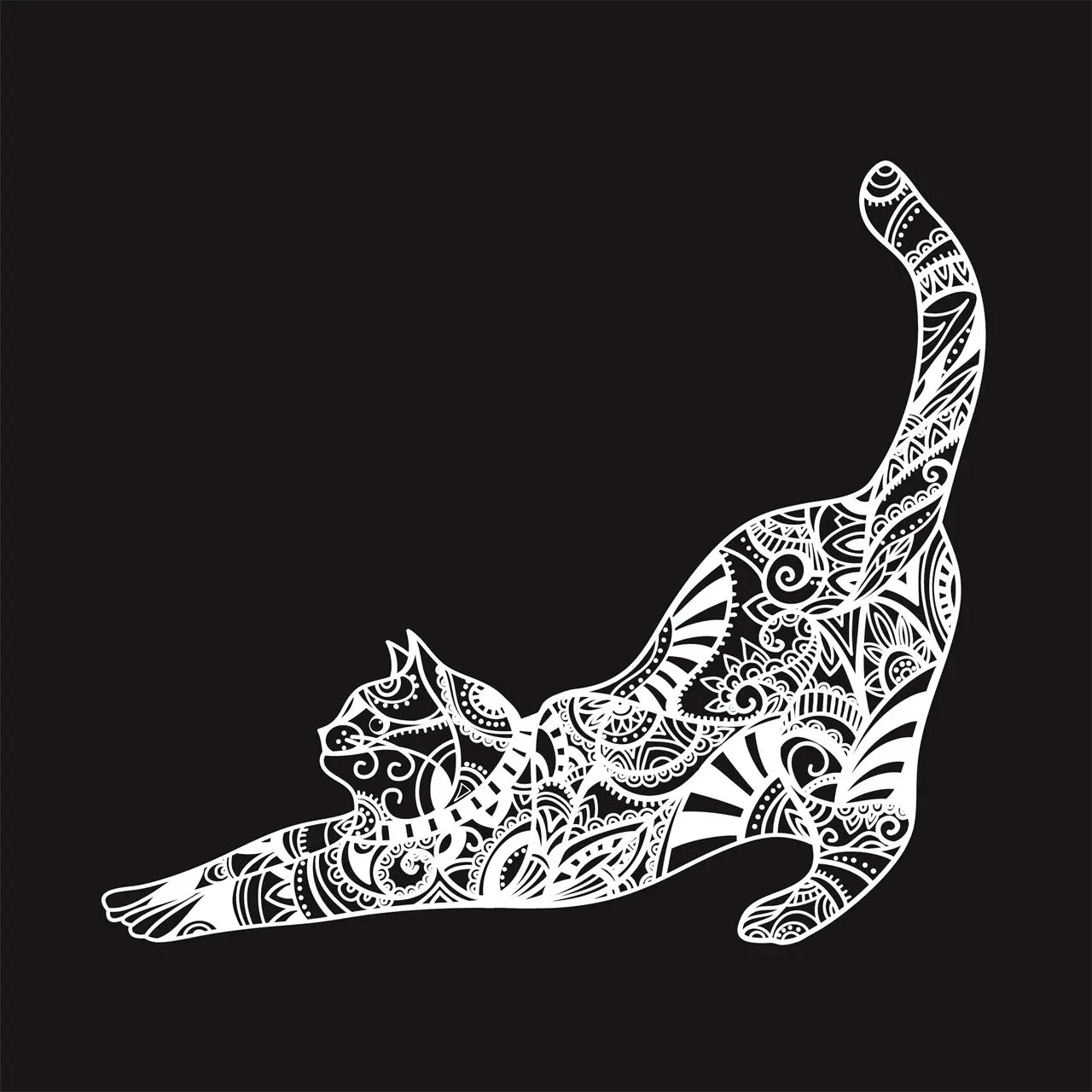 Bild: 9783831034321 | Black Premium. Katzen | Ausmalen, Aufhängen, Verschenken | DK Verlag